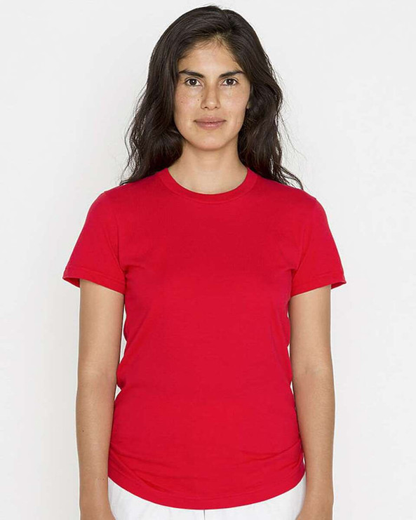 Los Angeles Apparel 21002 - USA-Made Women's Fine Jersey T-Shirt