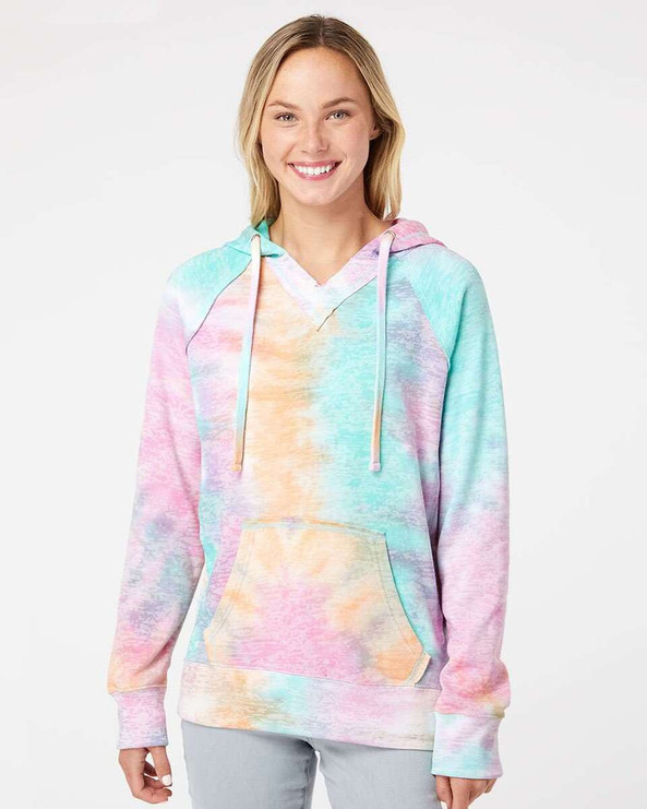 MV Sport W1162 - Courtney Burnout V-Notch Sweatshirt