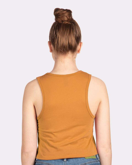 Next Level 5083 - Camiseta de tirantes Festival Crop para mujer