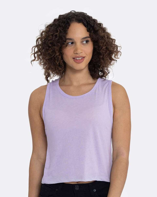 Next Level 5083 - Camiseta de tirantes Festival Crop para mujer