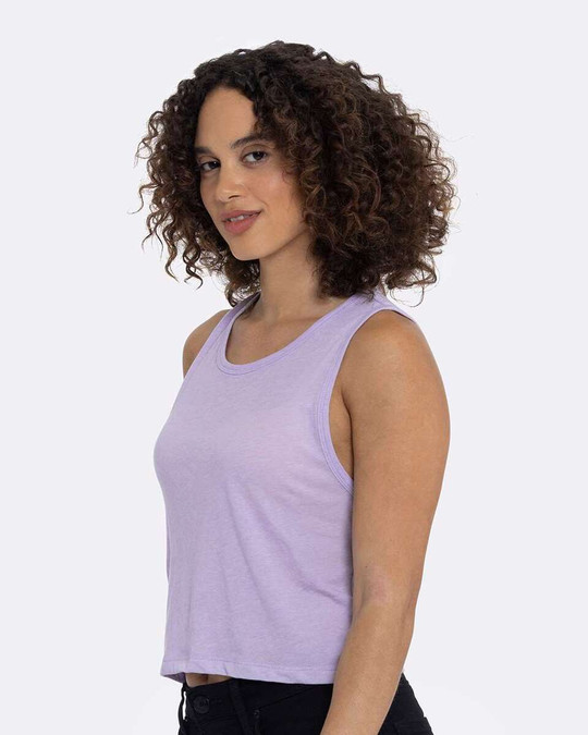 Next Level 5083 - Camiseta de tirantes Festival Crop para mujer