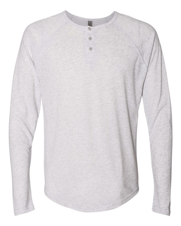 Next Level 6072 - Triblend Henley T-Shirt