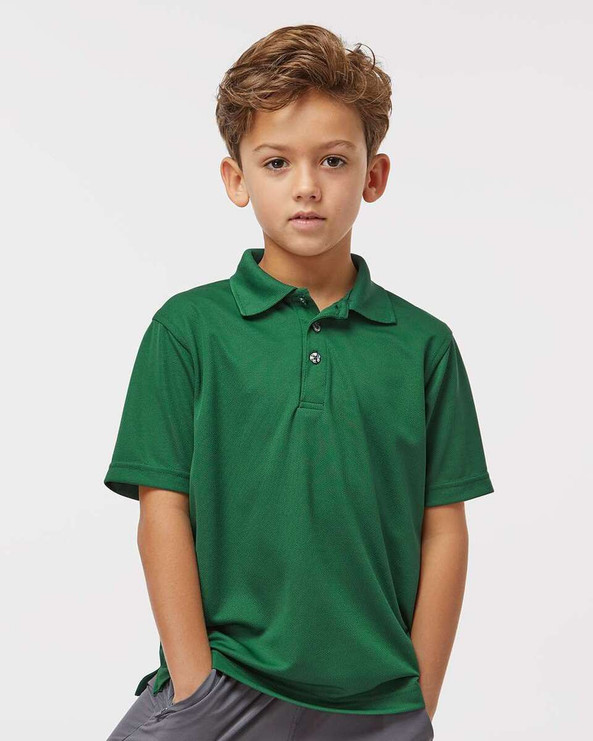 Paragon 108Y - Youth Saratoga Performance Mini Mesh Polo