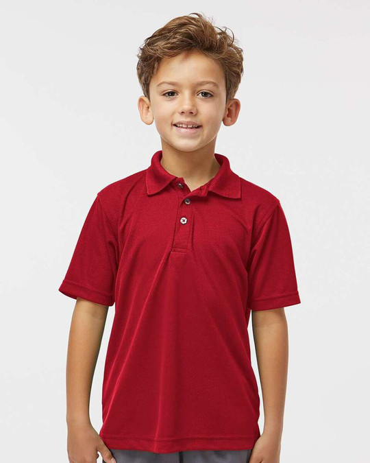 Paragon 108Y - Youth Saratoga Performance Mini Mesh Polo