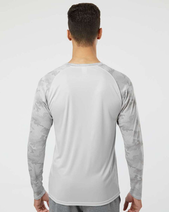 Paragon 216 - Cayman Performance Camo Colorblocked Long Sleeve T-Shirt