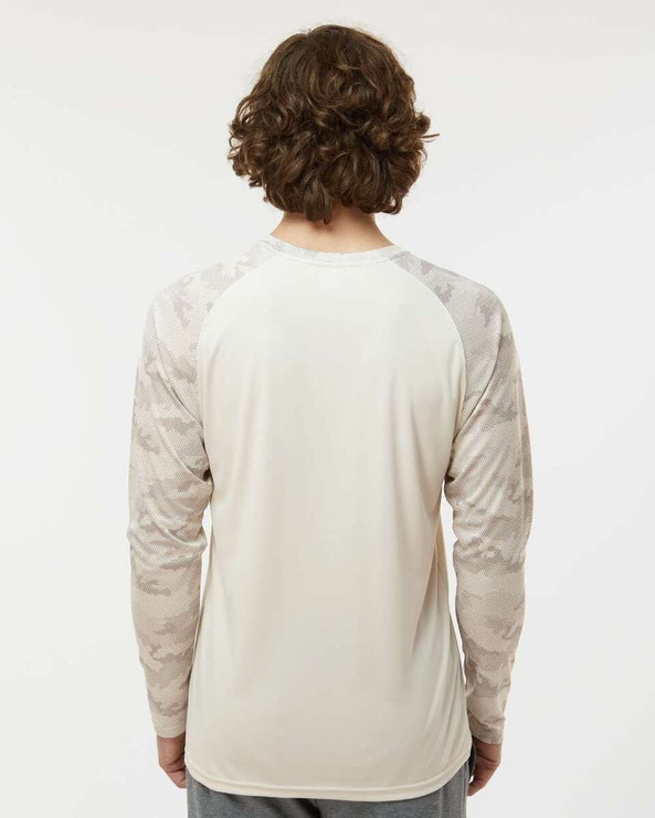 Paragon 216 - Camiseta de manga larga Cayman Performance Camo Colorblocked