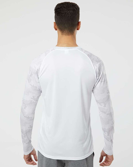 Paragon 216 - Camiseta de manga larga Cayman Performance Camo Colorblocked