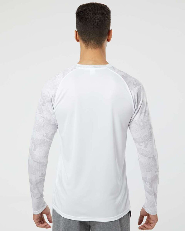 Paragon 216 - Cayman Performance Camo Colorblocked Long Sleeve T-Shirt