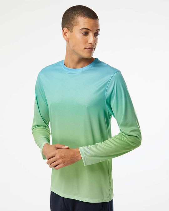 Paragon 225 - Barbados Performance Pin Dot Long Sleeve T-Shirt