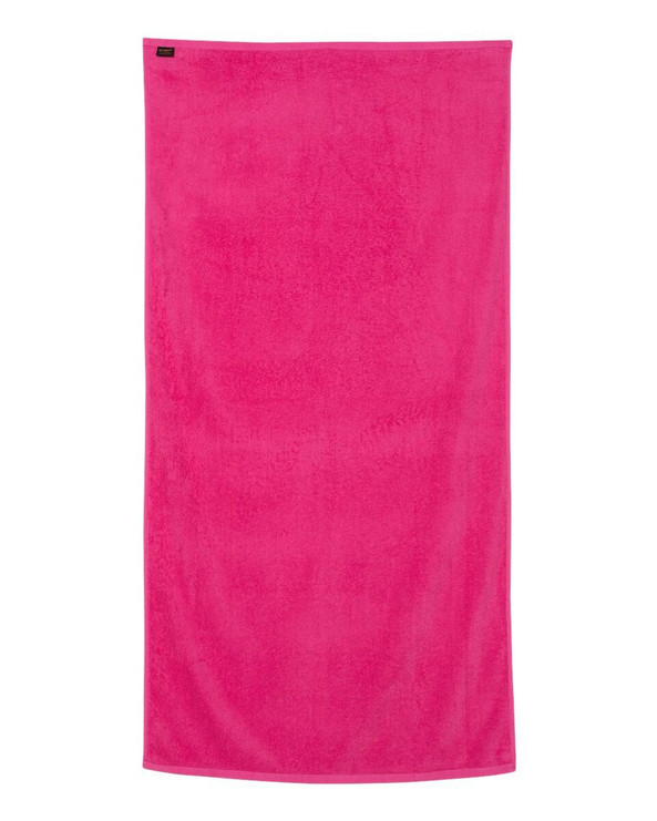 Q-Tees QV3060 - Toalla de playa de terciopelo
