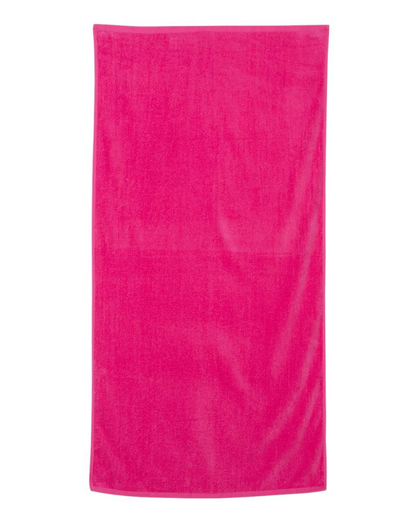 Q-Tees QV3060 - Toalla de playa de terciopelo