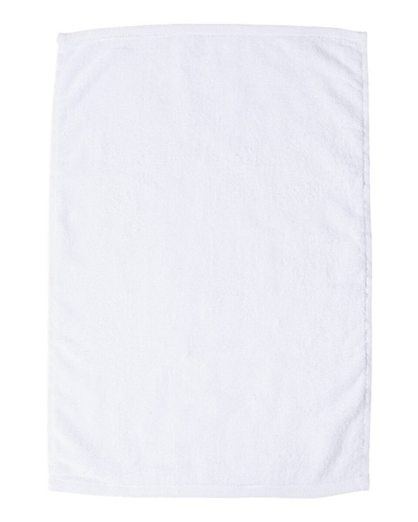 Q-Tees T300 - Toalla de mano con dobladillo Deluxe