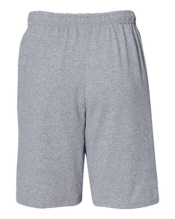 Russell Athletic 25843M - Pantalón corto de punto de algodón con bolsillos
