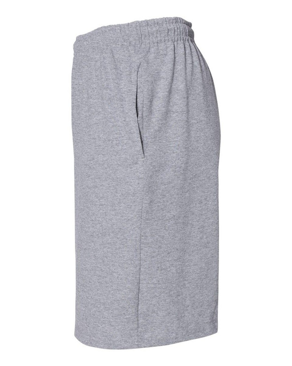 Russell Athletic 25843M - Pantalón corto de punto de algodón con bolsillos