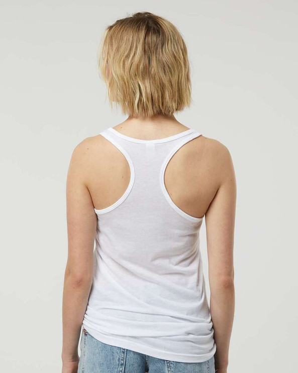 Tultex 190 - Camiseta de tirantes para mujer Poly-Rich Racerback