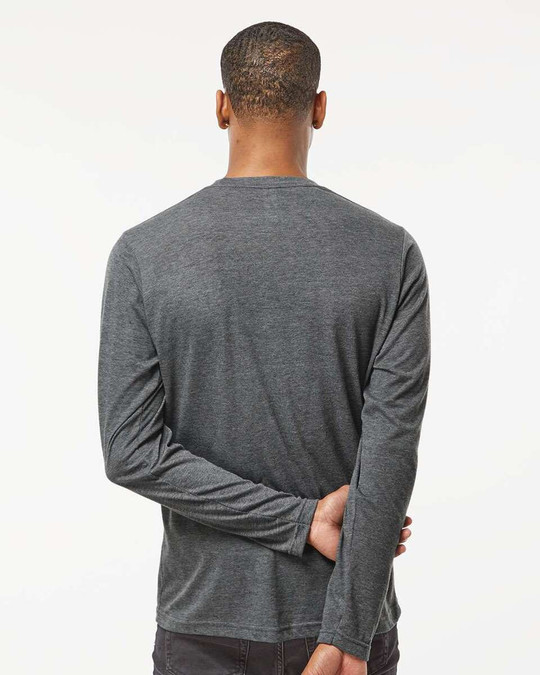 Tultex 242 - Camiseta de manga larga Poly-Rich