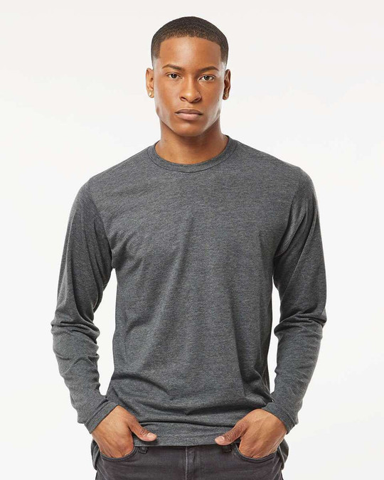Tultex 242 - Camiseta de manga larga Poly-Rich