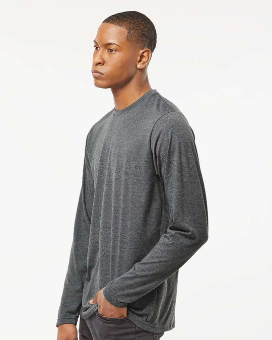 Tultex 242 - Camiseta de manga larga Poly-Rich