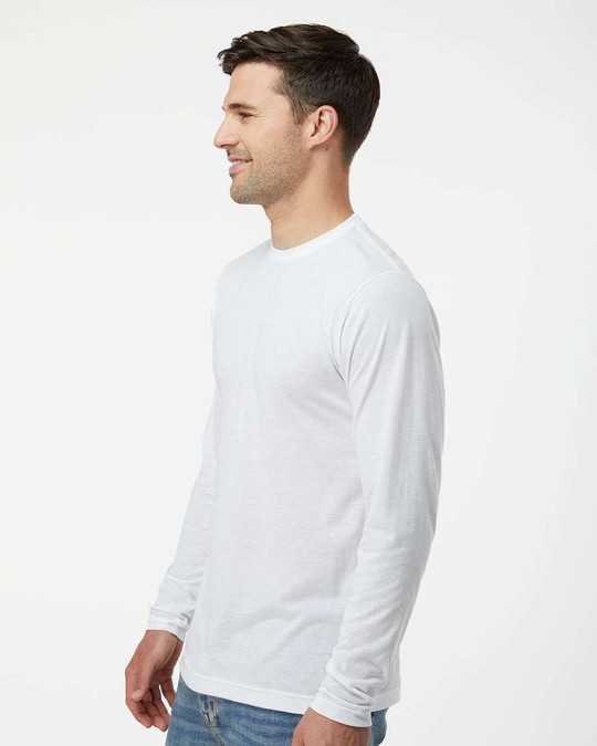 Tultex 242 - Camiseta de manga larga Poly-Rich