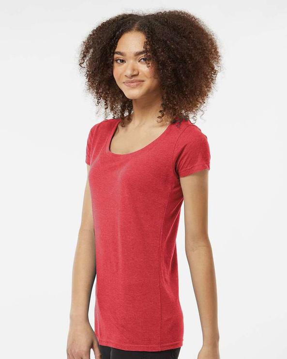 Tultex 243 - Women's Poly-Rich Scoop Neck T-Shirt