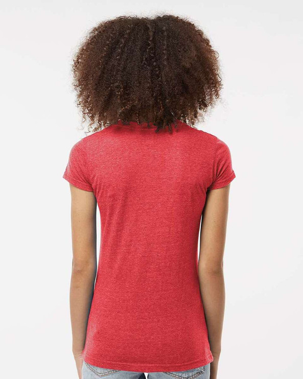 Tultex 244 - Women's Poly-Rich V-Neck T-Shirt