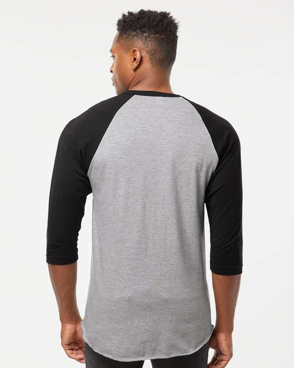 Tultex 245 - Camiseta Raglan de punto fino