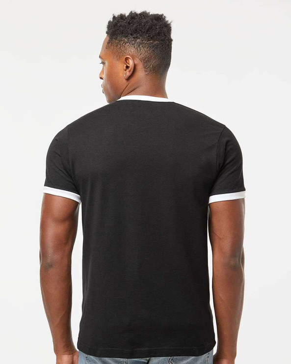 Tultex 246 - Fine Jersey Ringer T-Shirt