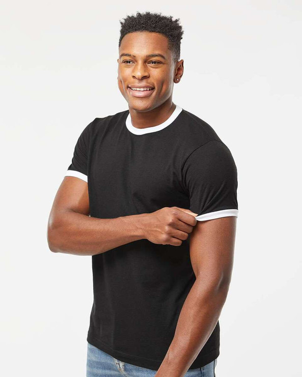 Tultex 246 - Fine Jersey Ringer T-Shirt