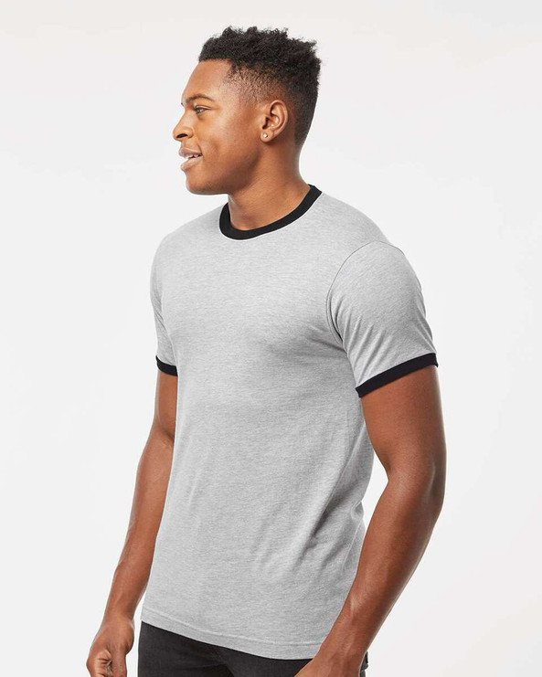 Tultex 246 - Fine Jersey Ringer T-Shirt