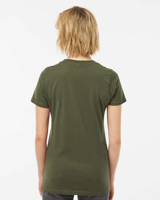 Tultex 516 - Camiseta de algodón para mujer
