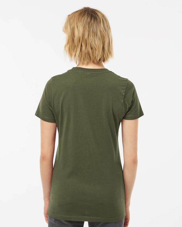 Tultex 516 - Camiseta de algodón para mujer