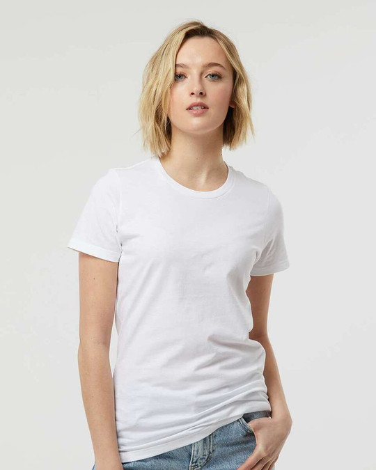 Tultex 516 - Camiseta de algodón para mujer