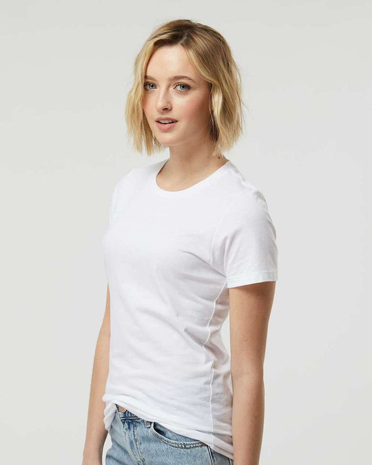 Tultex 516 - Camiseta de algodón para mujer