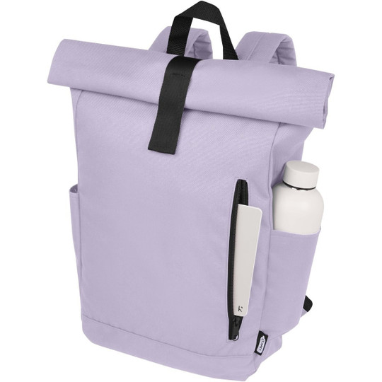 PF Concept 120659 - Byron plecak na laptopa 15,6 cala z tworzywa RPET z certyfikatem GRS z zawijanym zamknięciem, 18 l