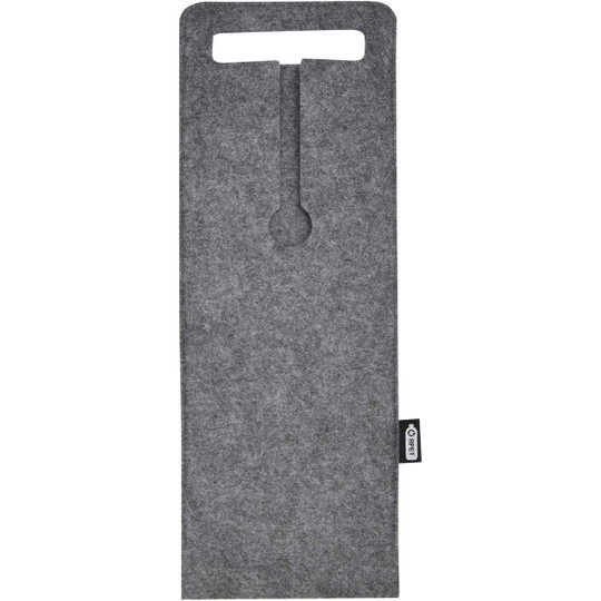 Felta 75 cl GRS recycled felt wine bag - EgotierPro 120665