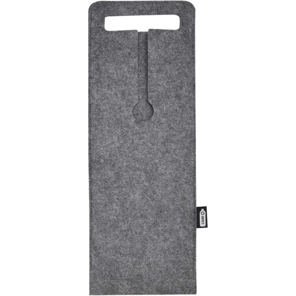 Felta 75 cl GRS recycled felt wine bag - EgotierPro 120665