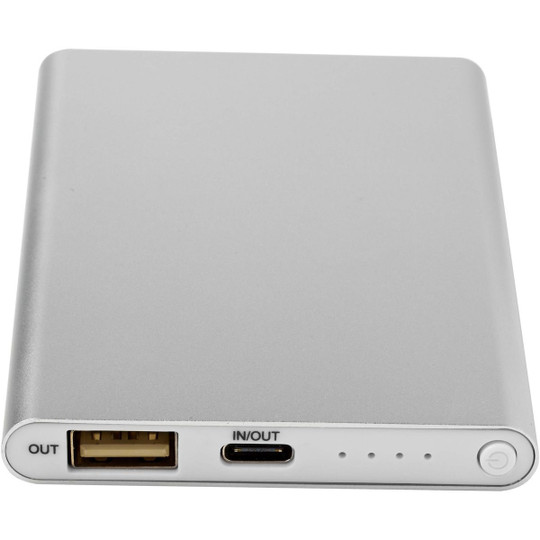 Pep 4000 mAh Type-C recycled aluminium power bank  - EgotierPro 124380