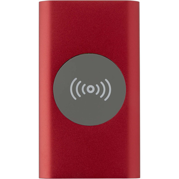 Juice 4000 mAh Type-C recycled aluminium wireless power bank  - EgotierPro 124384