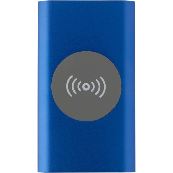 Juice 4000 mAh Type-C recycled aluminium wireless power bank  - EgotierPro 124384