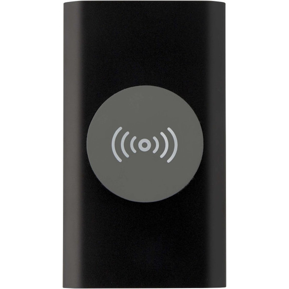Juice 4000 mAh Type-C recycled aluminium wireless power bank  - EgotierPro 124384