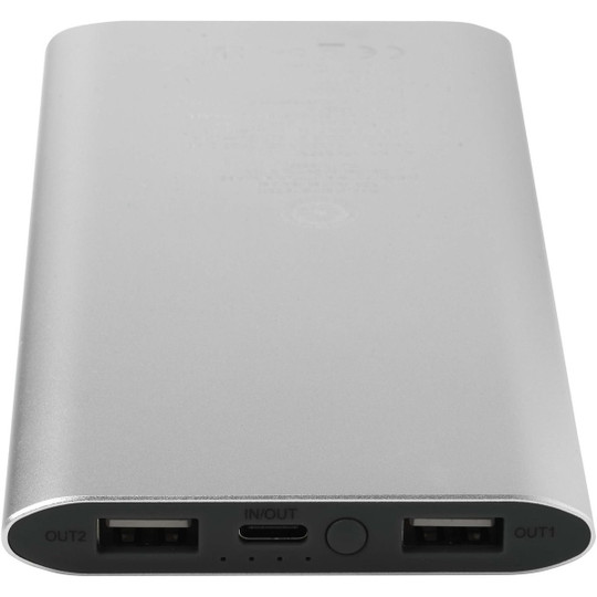 Juice 8000 mAh Typ-C kabellose Powerbank aus recyceltem Aluminium - EgotierPro 124385