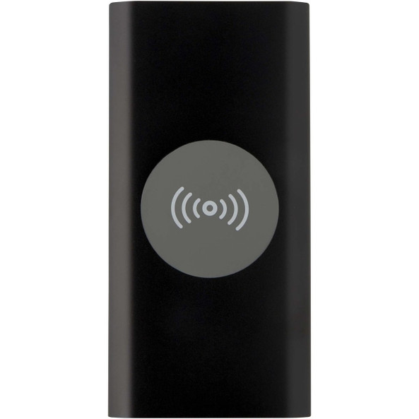 Juice 8000 mAh Type-C recycled aluminium wireless power bank - EgotierPro 124385