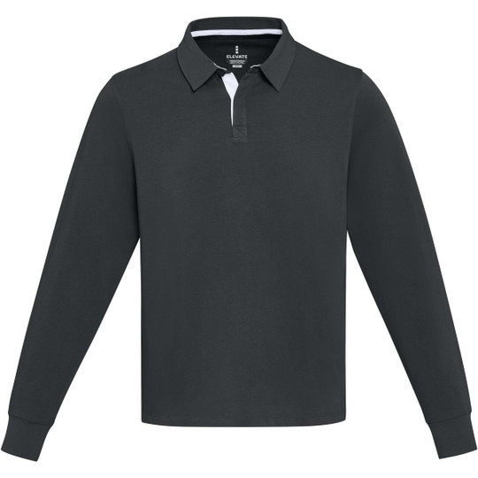 Elevate NXT 38237 - Clyde unisex organic rugby polo sweatshirt