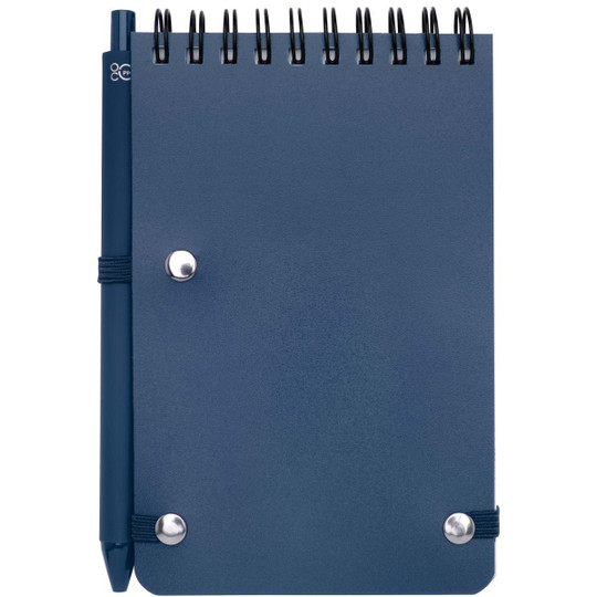 Thalaasa A6 hard cover ocean-bound notebook with ballpoint pen (black ink) - EgotierPro 107902