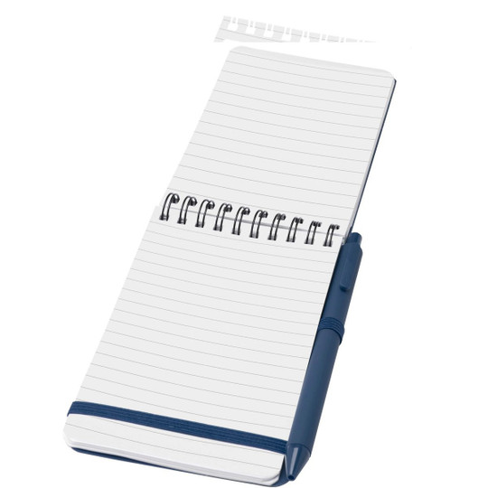 Thalaasa A6 hard cover ocean-bound notebook with ballpoint pen (black ink) - EgotierPro 107902
