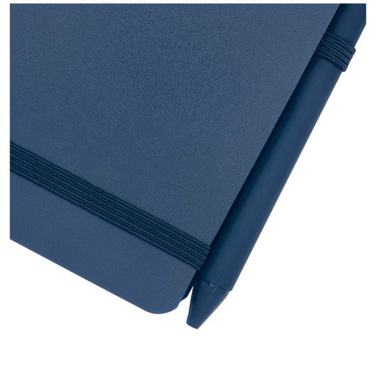 Thalaasa A6 hard cover ocean-bound notebook with ballpoint pen (black ink) - EgotierPro 107902