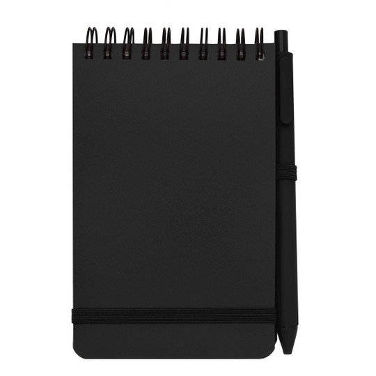 Thalaasa A6 Hardcover Notizbuch aus Ocean Bound Kunststoff mit Kugelschreiber (schwarze Mine) - EgotierPro 107902