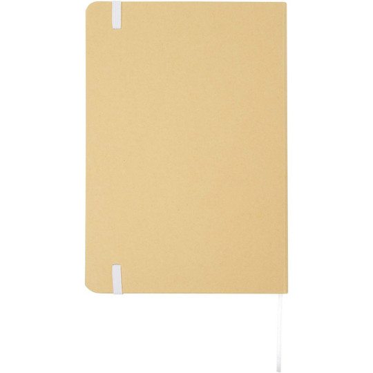 Nelida A5 recycled cardboard hard cover notebook - EgotierPro 107903