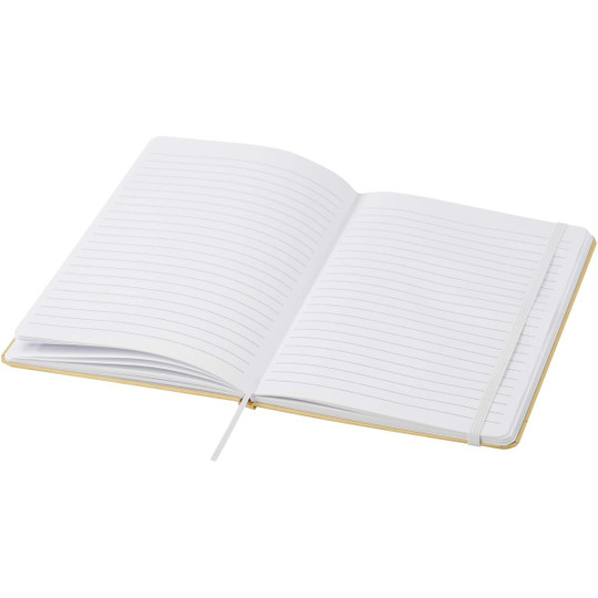 Nelida A5 recycled cardboard hard cover notebook - EgotierPro 107903