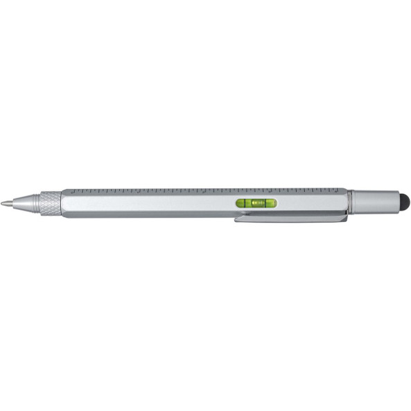 Dora recycled aluminium multifunctional pen (black ink) - EgotierPro 107908